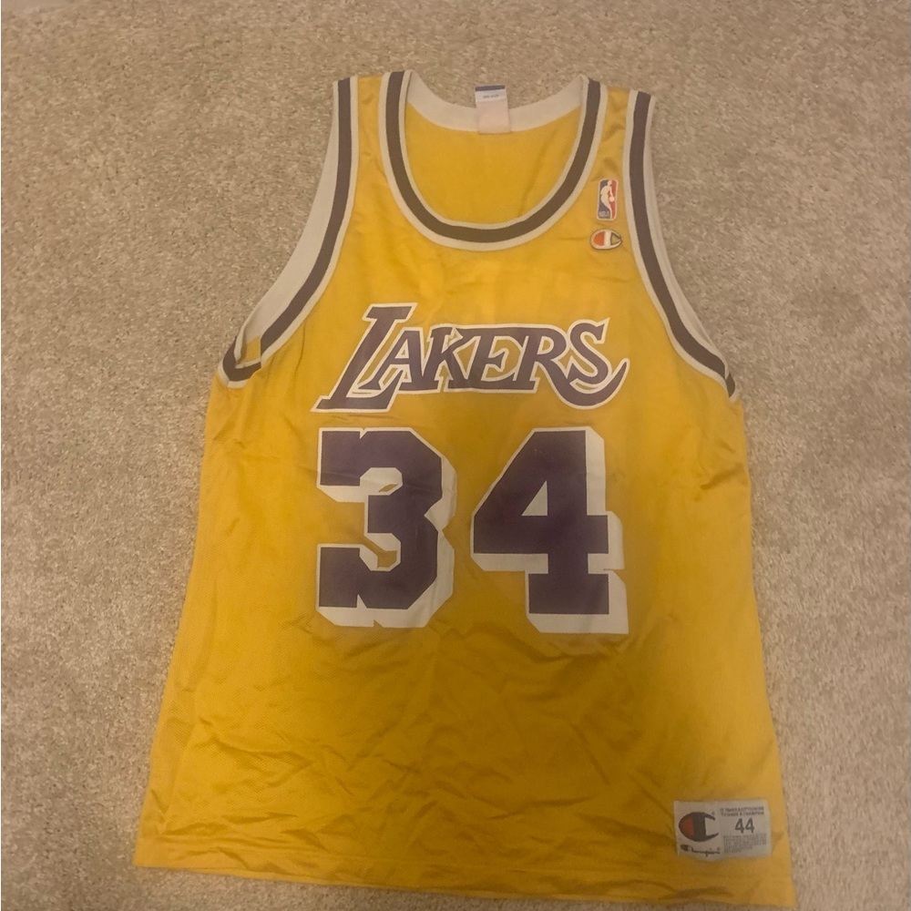 Champion Lakers Shaq O’Neal Jersey